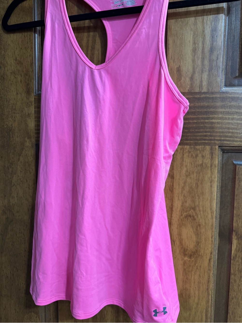 Under Armour Hot Pink Fitted Racerback Tank